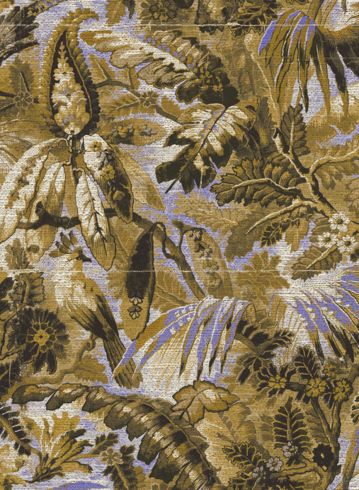 Arte International Wallpaper Tropicali - Golden Lilac