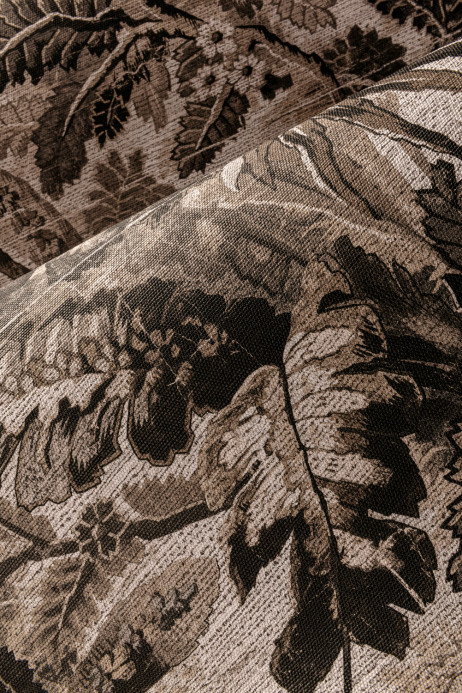 Arte International Wallpaper Tropicali - Black Sepia