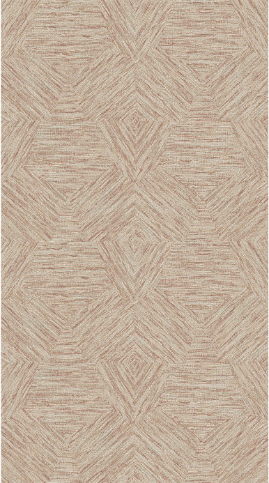 Arte International Tapete Pentagono - Maroon