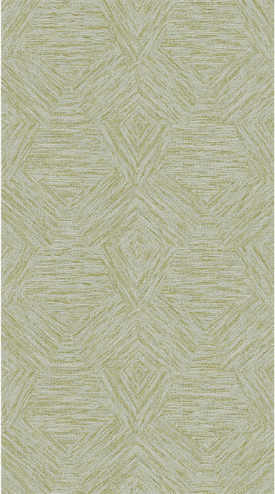 Arte International Wallpaper Pentagono - Lime