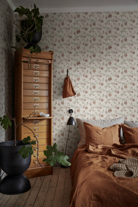 Sandberg Wallpaper Adelaide - Terracotta