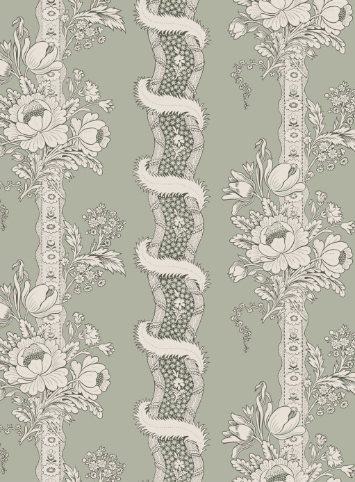 Sandberg Wallpaper Alexandra - Sage Green