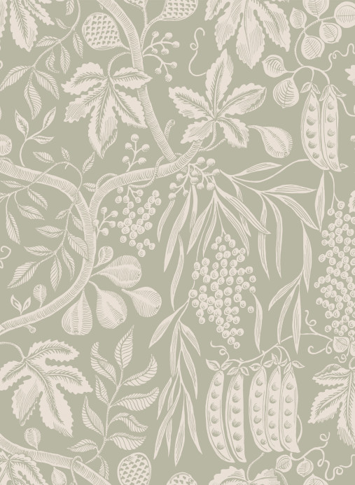 Sandberg Wallpaper Fig Garden - Garden Green