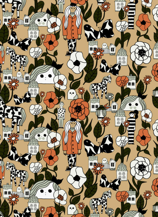 Marimekko Papier peint Marikyla - 25165