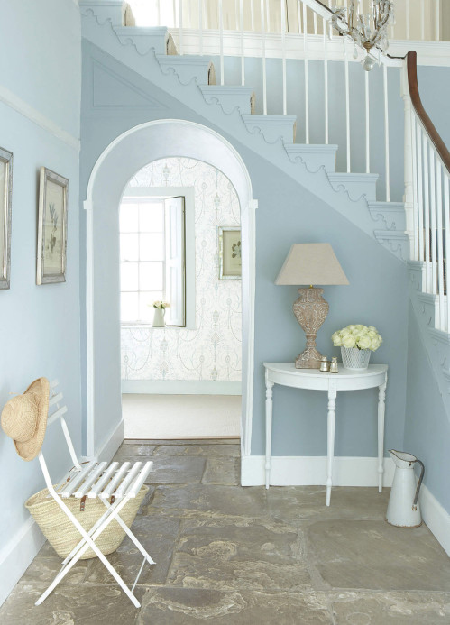 Little Greene Absolute Matt Emulsion - Bone China Blue - Faint 325 - 1l