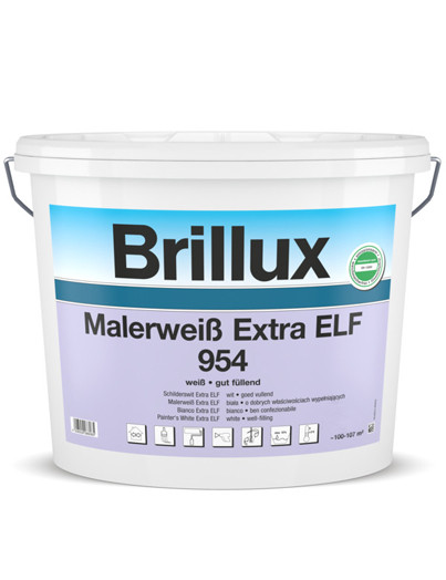 Brillux Malerweiß Extra ELF 954 weiß - 10l