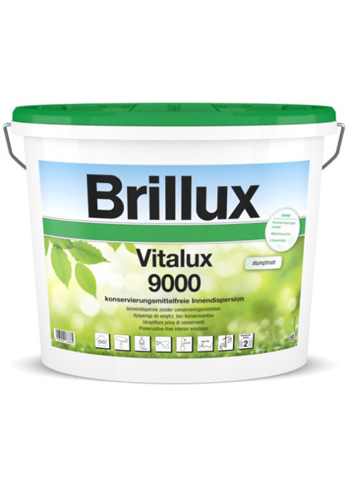 Brillux Vitalux 9000 weiß - 15 L