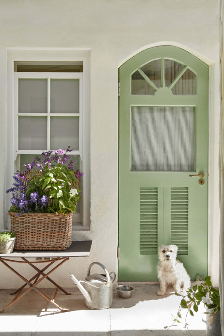 Little Greene Intelligent Exterior Eggshell - Pea Green 91 - 1l