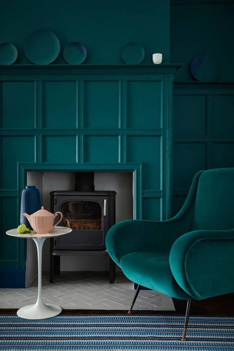 Little Greene Absolute Matt Emulsion - Mid Azure Green 96 - 5l