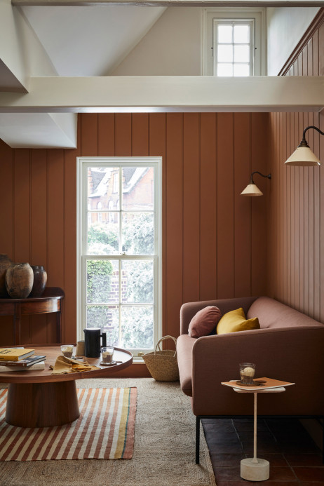 Little Greene Intelligent Eggshell Paint - Affogato 342 - 1l