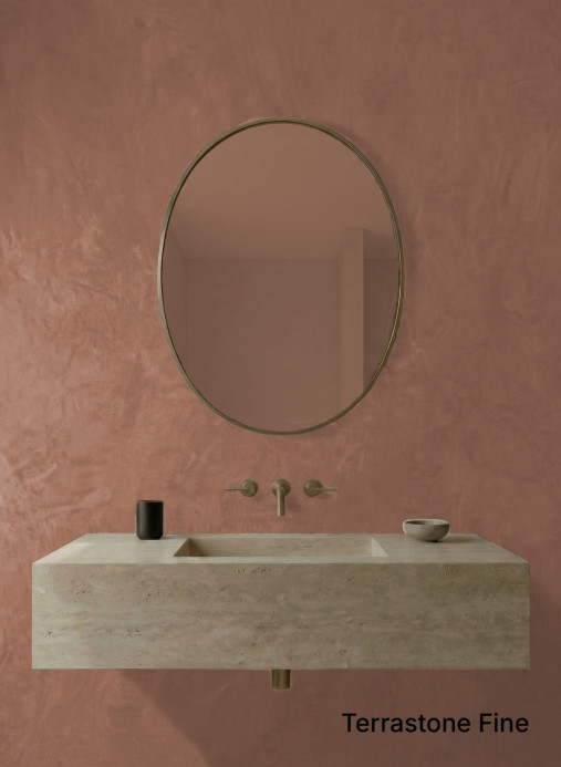 Terrastone Original fein - carte échantillon - Terra Dunkel - 14