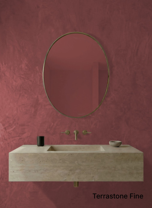 Terrastone Original fein - Probebeutel - Rosso Pompei - 16