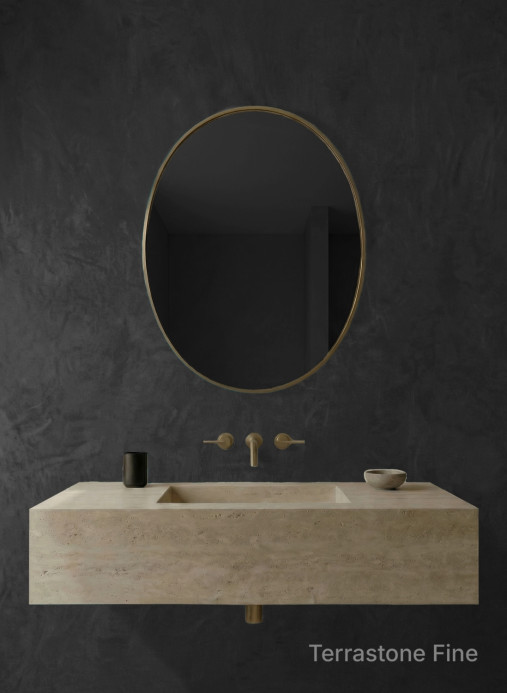 Terrastone Original fein - carte échantillon - Anthrazit - 29