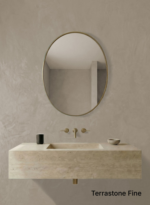 Terrastone Original fein - carte échantillon - Lehmgrau - 58