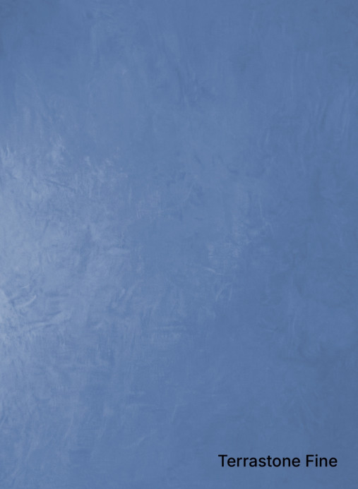Terrastone Original fein - carte échantillon - Himmelblau - 86