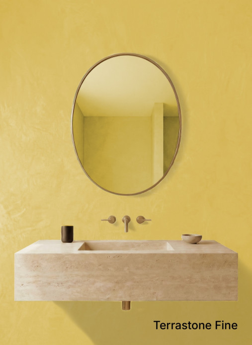 Terrastone Original fein - carte échantillon - Vanillegelb - 91