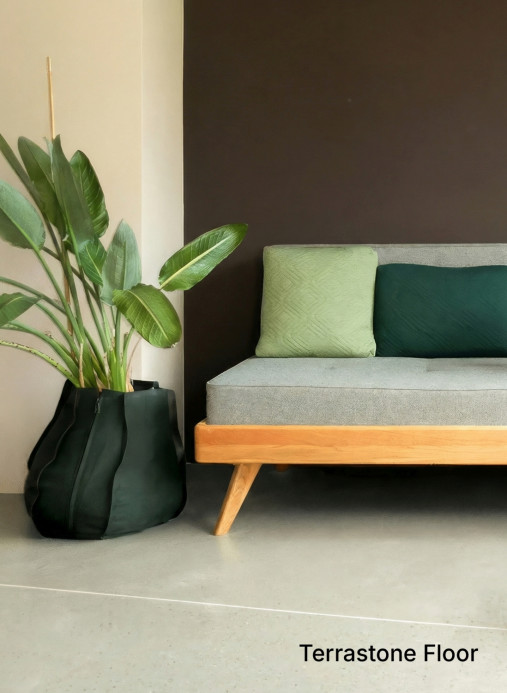 Terrastone Rustique floor - 15kg - 04 - lichtgrün - 15 kg