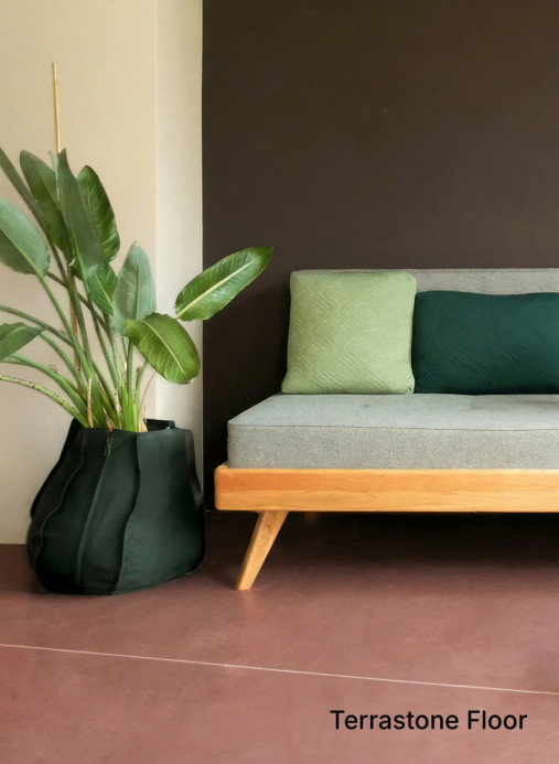 Terrastone Rustique floor - 15kg - 16 - rosso pompei