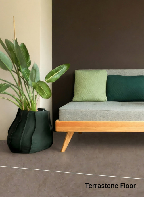 Terrastone Rustique floor - 15kg - 24 - kastanie dunkel