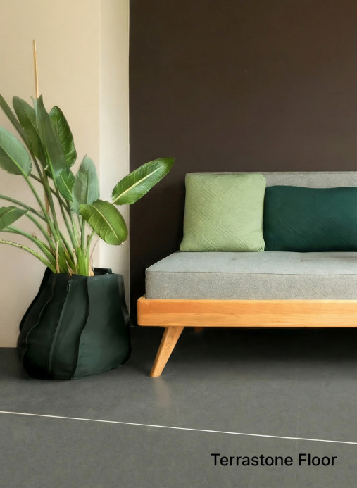 Terrastone Rustique floor - 15kg - KB2 - Beton Dark