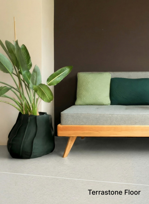 Terrastone Rustique floor - 15kg - KB5 - Beton Schlamm