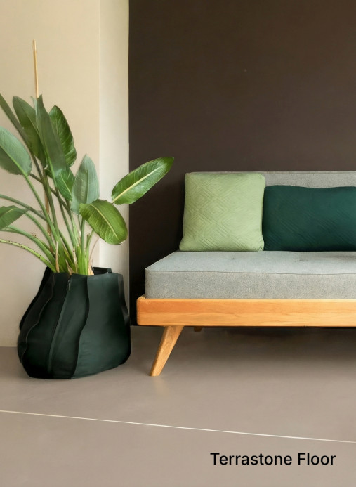 Terrastone Rustique floor - 15kg - KG3 - Kastaniengrau