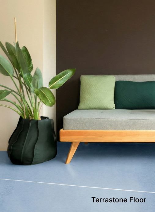 Terrastone Rustique floor - 15kg - 86 - Himmelblau