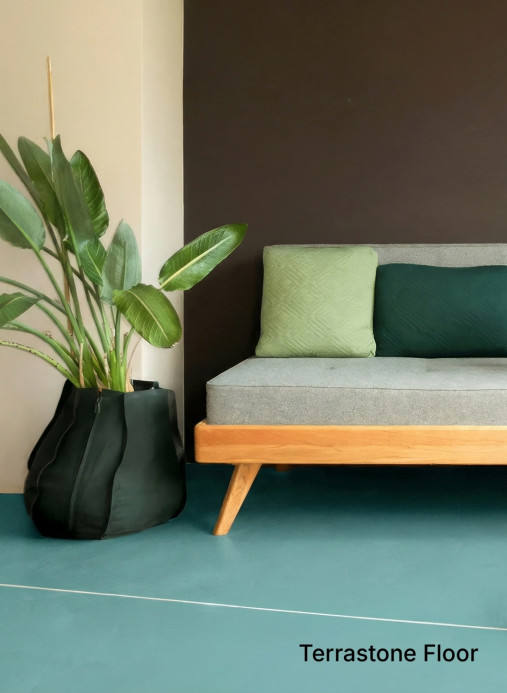 Terrastone Rustique floor - 15kg - 87 - Türkisblau