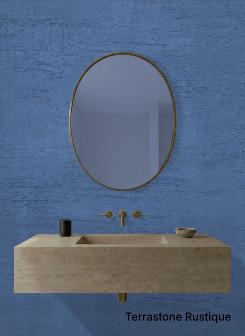 Terrastone Rustique - 10 kg - Ozeanblau - 7