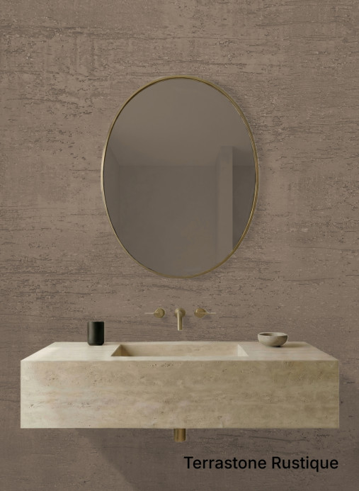 Terrastone Rustique - 10 kg - Kastanie Dunkel - 24