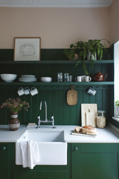 Farrow & Ball Modern Eggshell Archive Colour - Duck Green W55 - 5l