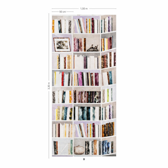 Isidore Leroy Tapete Bibliothèques - Original Panel B