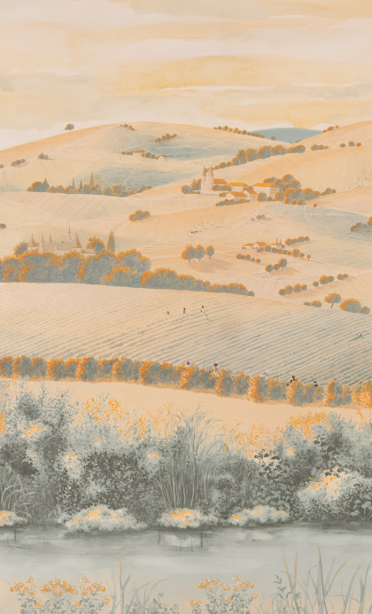 Isidore Leroy Tapete Vendanges - Original Panel A