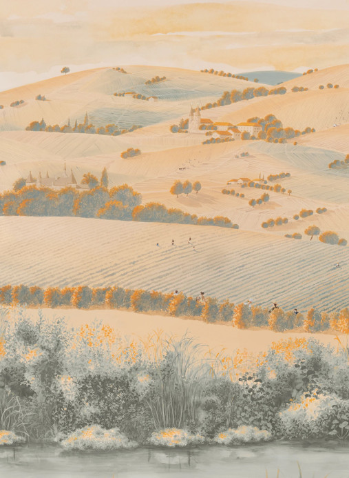 Isidore Leroy Tapete Vendanges - Original Panel A