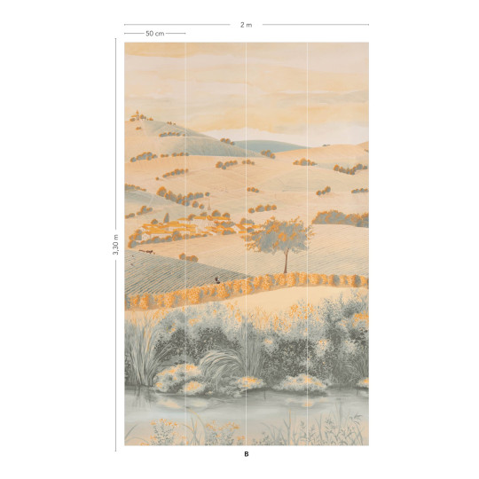 Isidore Leroy Tapete Vendanges - Original Panel B