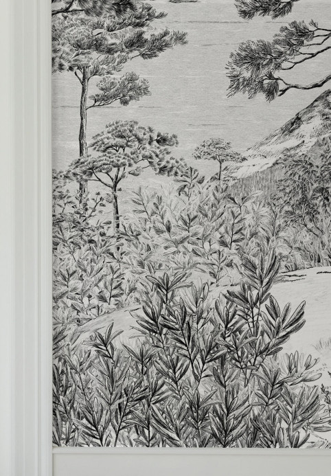 Isidore Leroy Wallpaper Euskadi - Grisaille Panel A
