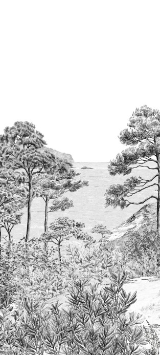 Isidore Leroy Tapete Euskadi - Grisaille Panel D