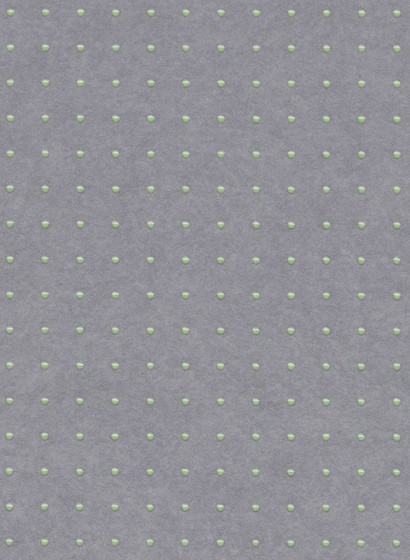Arte International Wallpaper Dots gris clair 31/ vert jaune clair