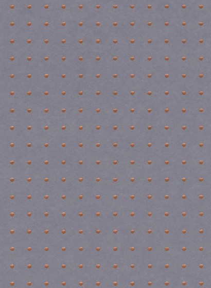 Arte International Papier peint Dots - gris 31/ orange