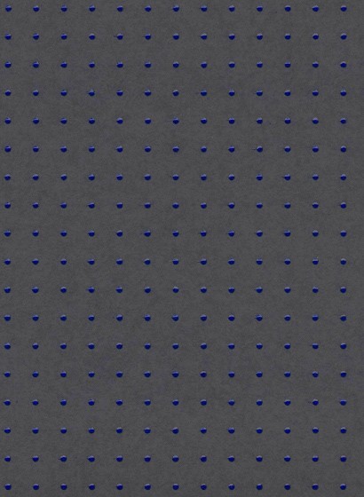 Arte International Wallpaper Dots gris foncé/ bleu outremer foncé