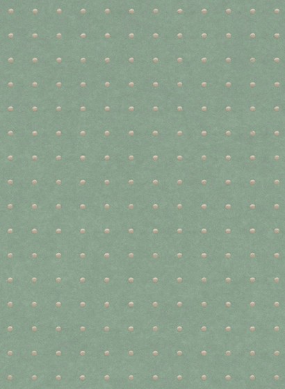 Arte International Wallpaper Dots vert anglais clair/ blanc