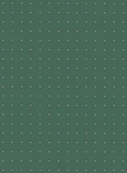 Arte International Wallpaper Dots vert anglais/ céruléen clair