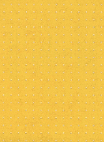 Arte International Wallpaper Dots le jaune vif/ rose pâle