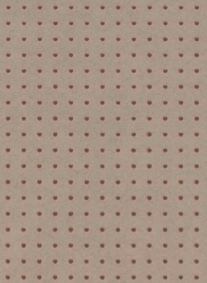 Arte Le Corbusier Tapete Dots - ombre brûlée claire/le rubis