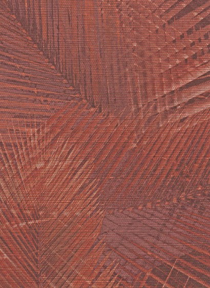 Tropische Palmen Tapete Shield von Arte - Rot