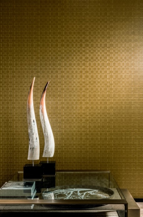 Arte International Wallpaper Weave Gold