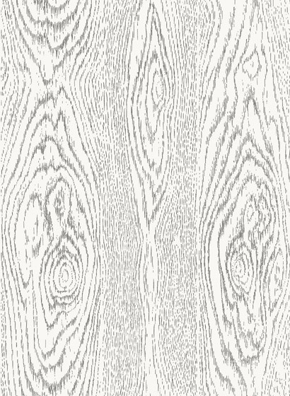 Cole & Son Papier peint Wood Grain - Black/ White