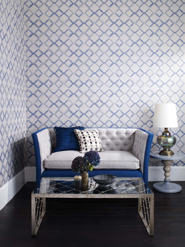 Osborne & Little Wallpaper Quatrefoil1628
