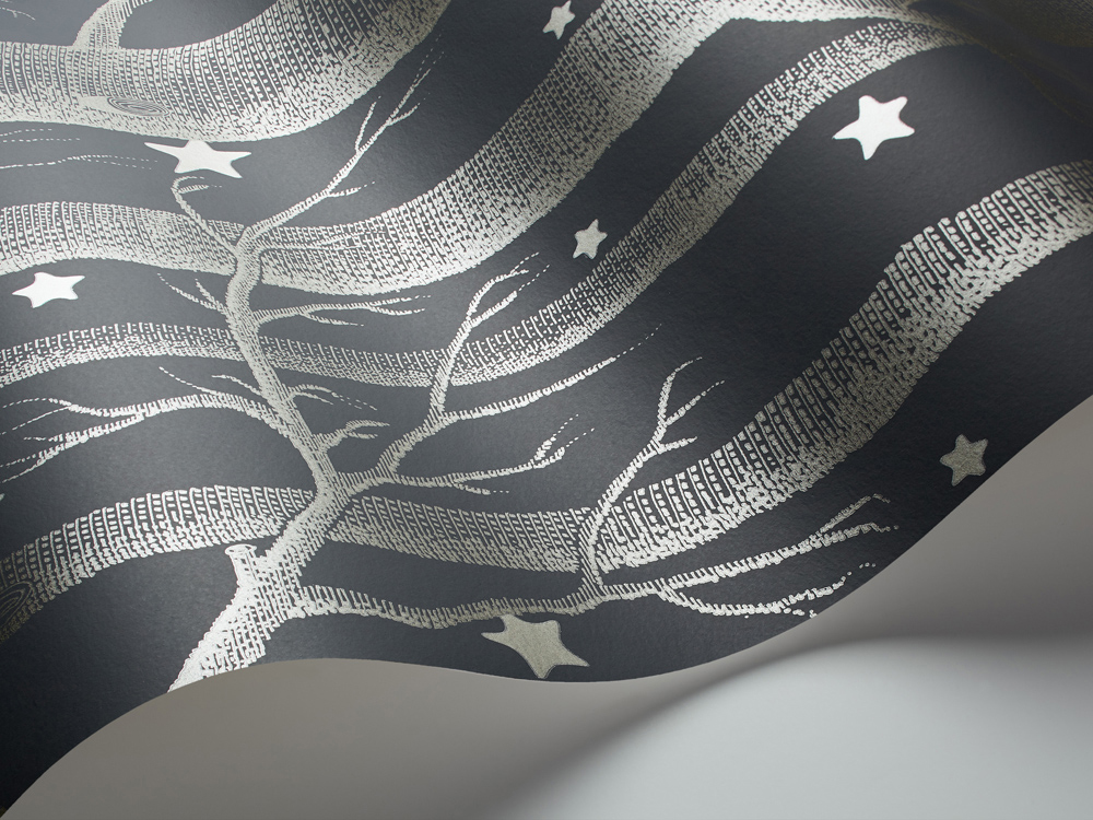 Cole & Son Wallpaper Woods & Stars1986