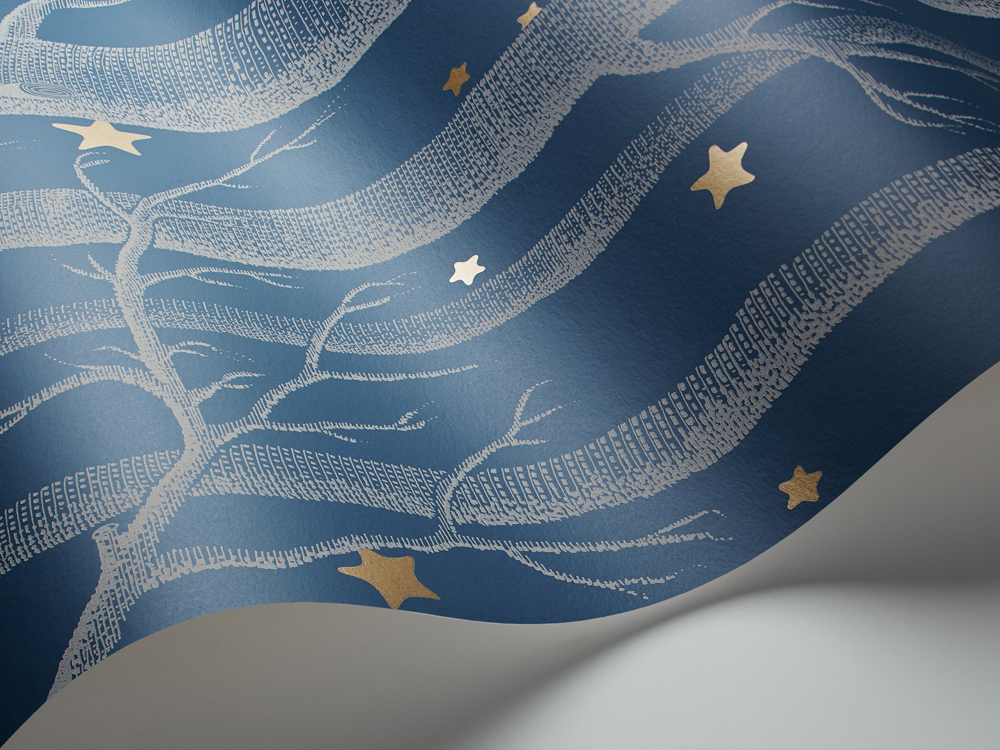 Tapete Woods & Stars von Cole & Son Midnight1986.7